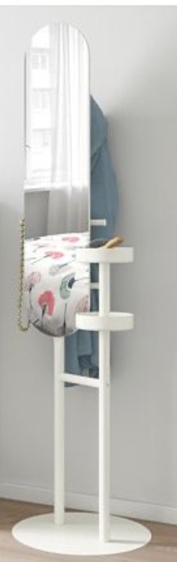 Ikea valet stand with mirror thumbnail