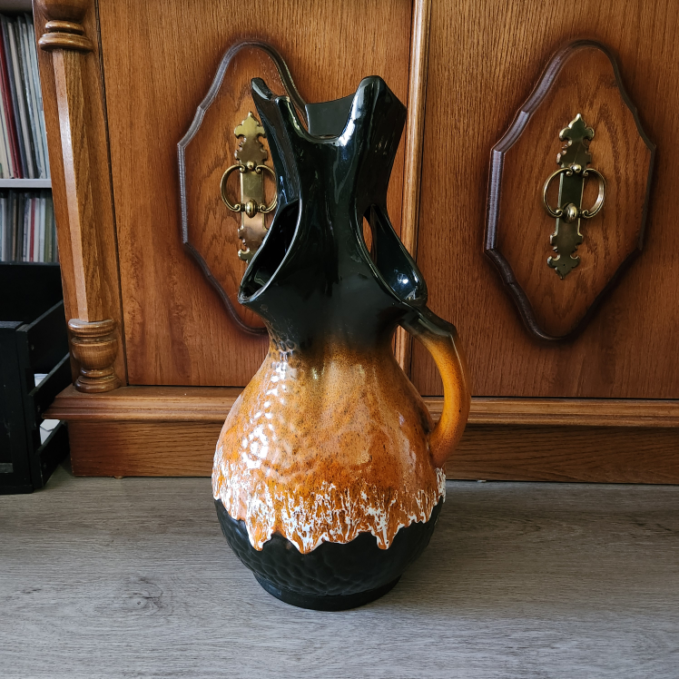 Drip glaze ceramic planter