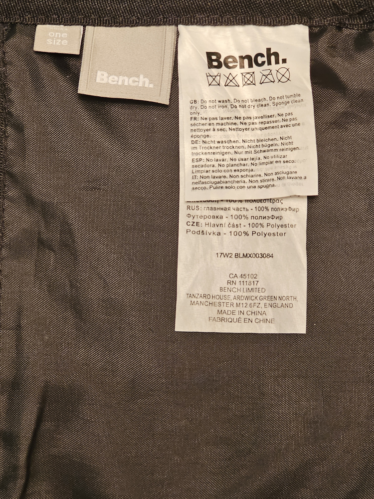 Bench Unisex Brown and Black Crossbody Bag image indicator(3)