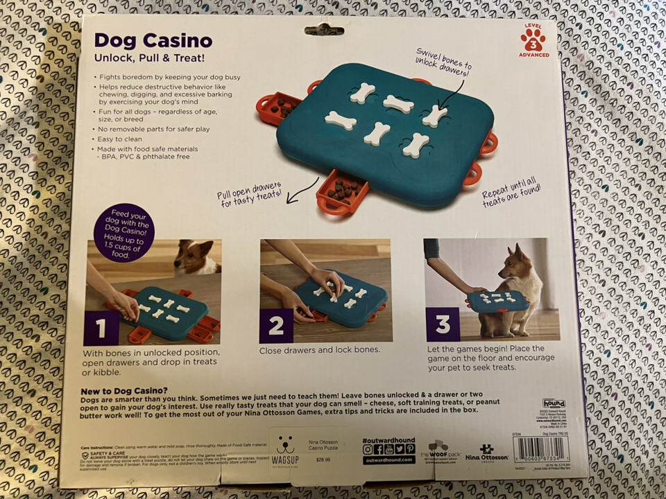 Casino Interactive Dog Treat Puzzle Toy - photo 3