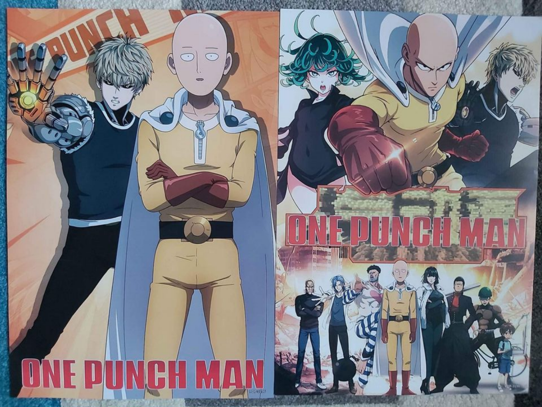 one punch man anime posters