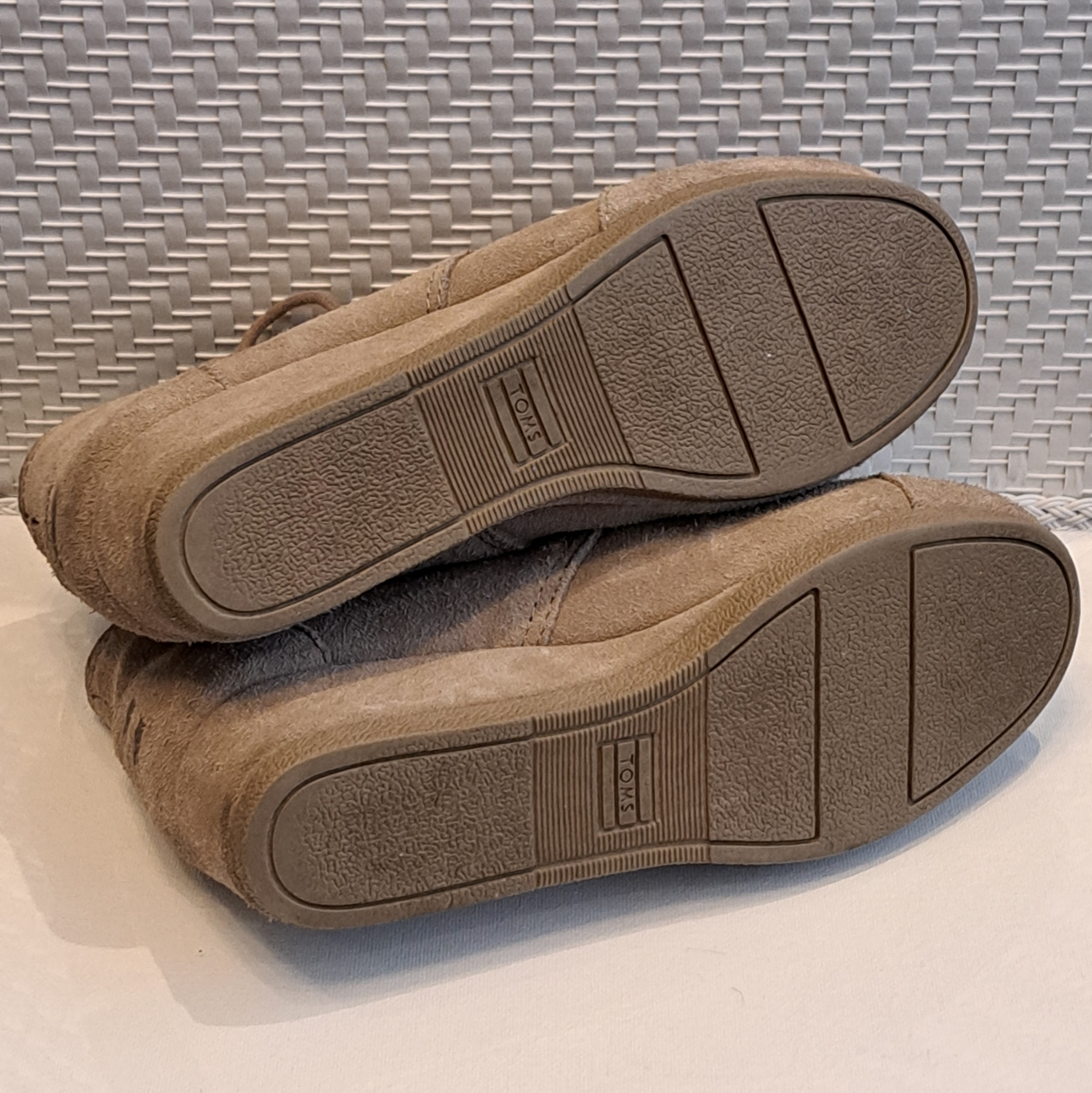 🔅 Toms🔅 Hi Top High Heels Suede Shoes image indicator(4)