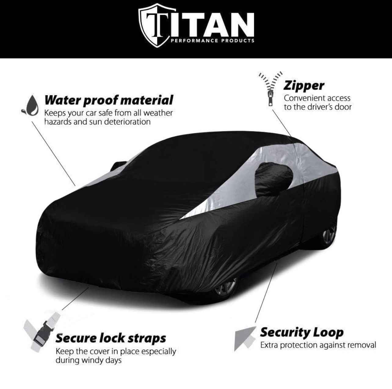 Car Cover For Compact Sedans 185 in - photo 3