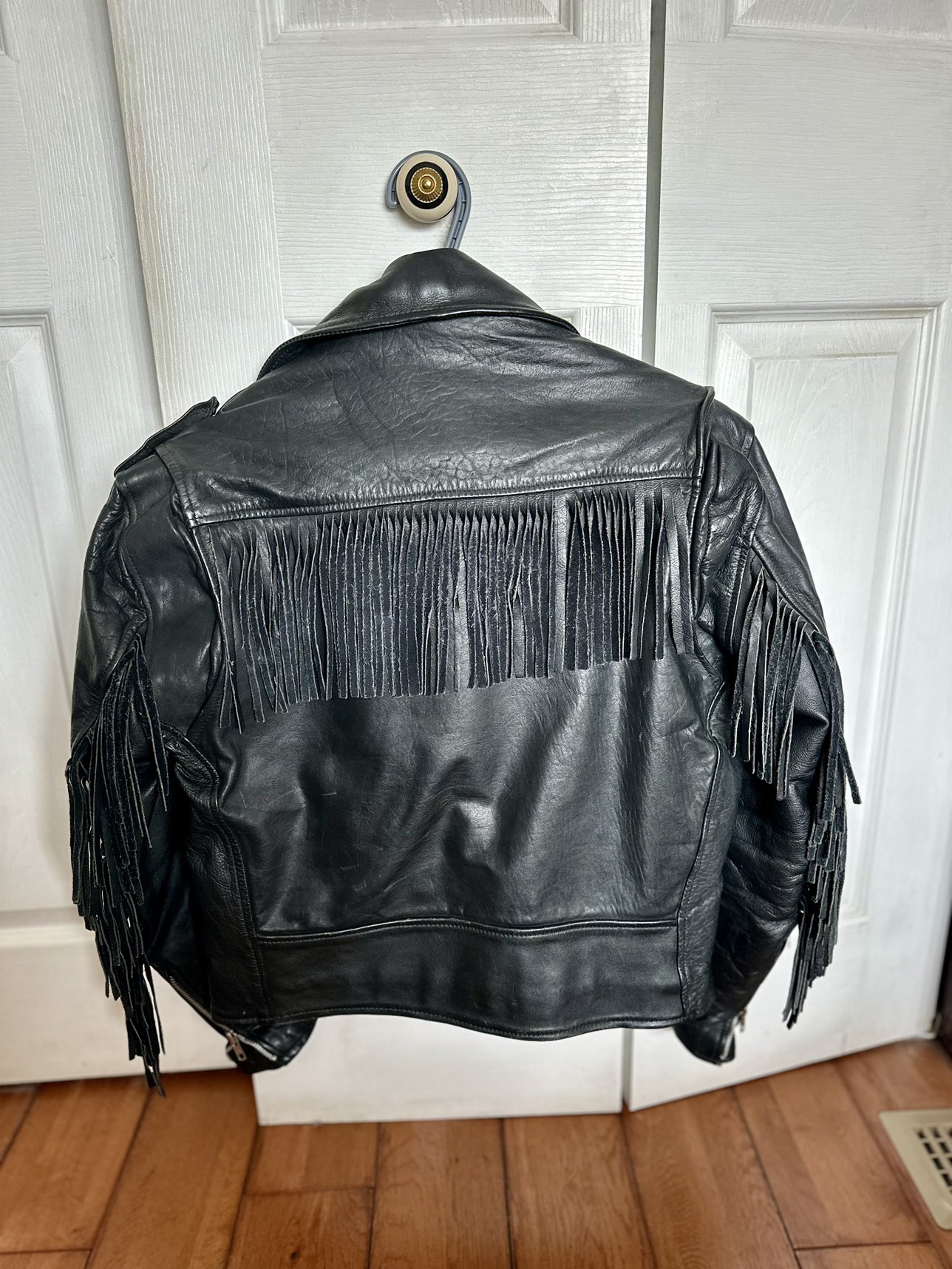 Leather Vintage Jacket Black image indicator(2)