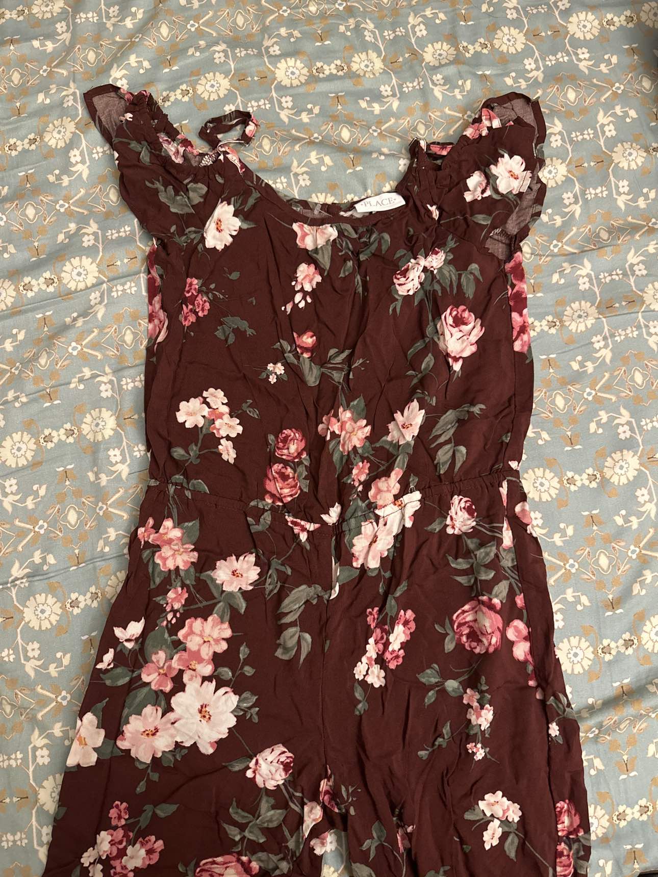 Girls floral jumpsuit #freecycle thumbnail