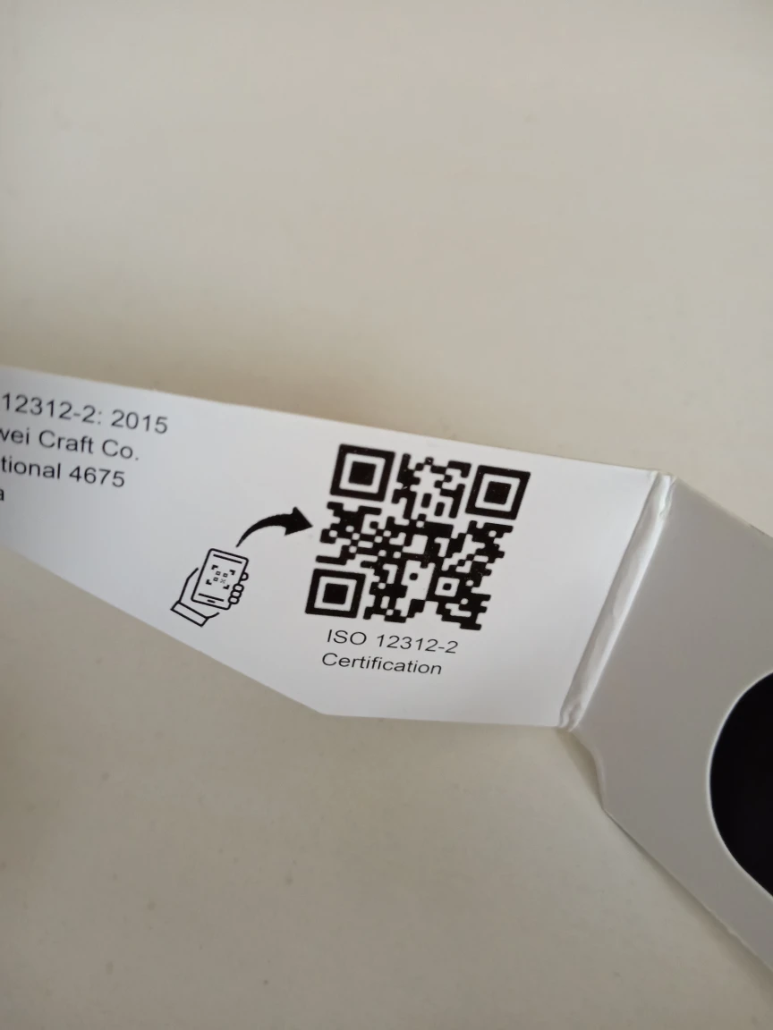 Solar Eclipse Glasses ISO Certified image indicator(2)