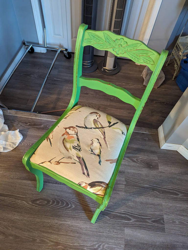 Refinished Distressed Chair - photo 2
