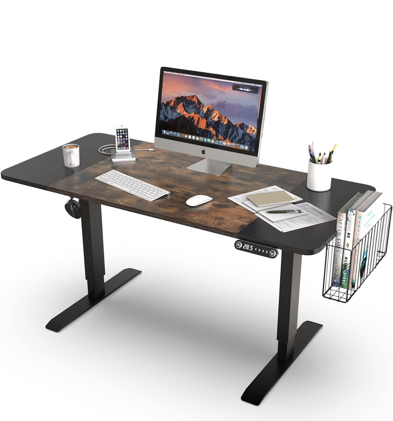 Electriac Height Adjustable Standing Desk, 55 x 24 Inch - photo 3