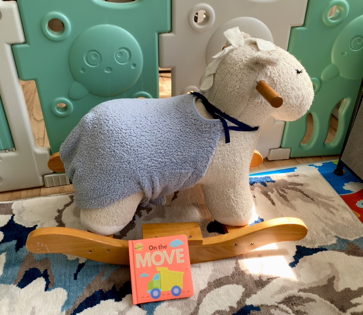 Little lamb ride toy for kiddo
