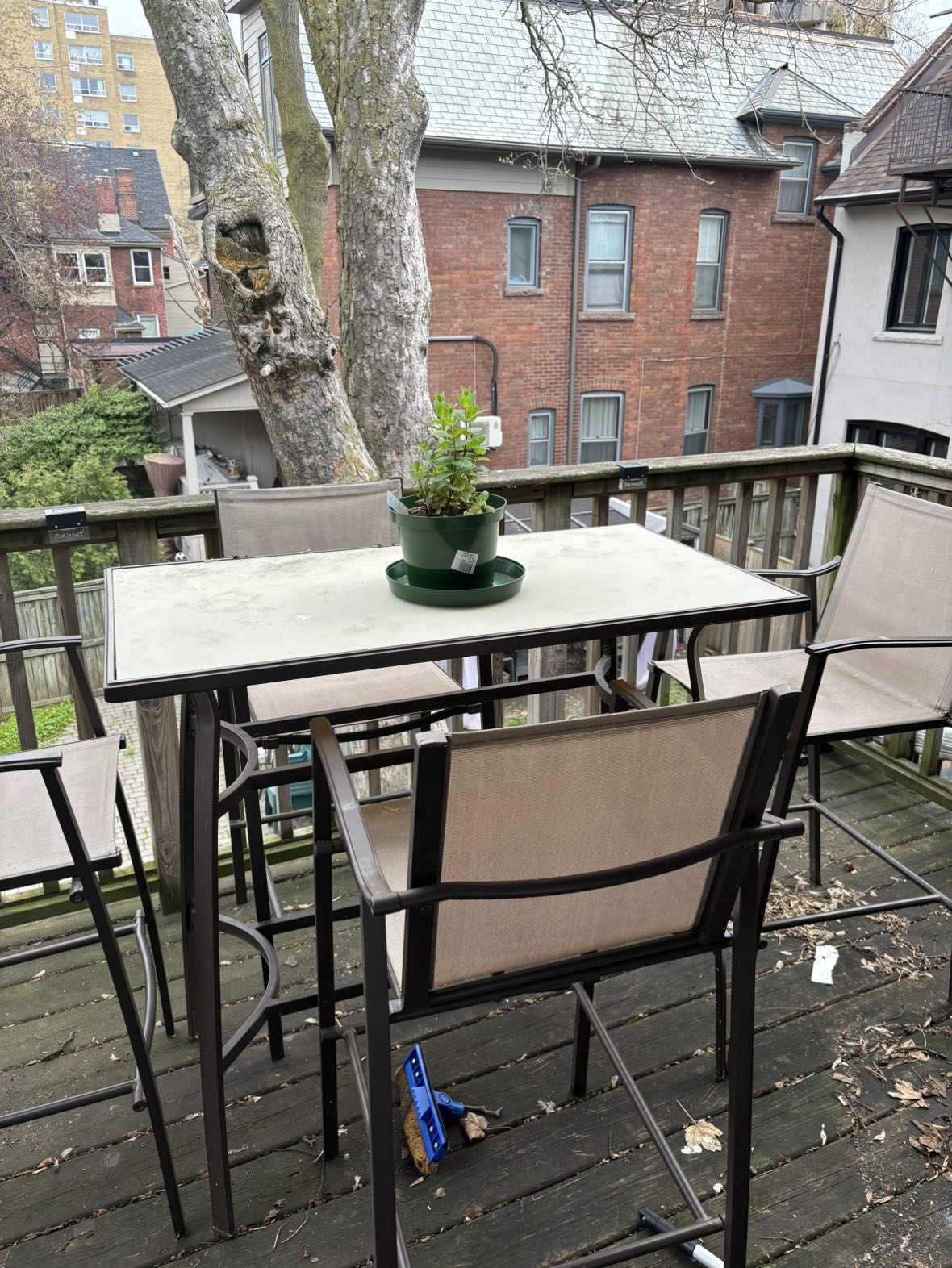4 piece patio set | outdoor dinning set