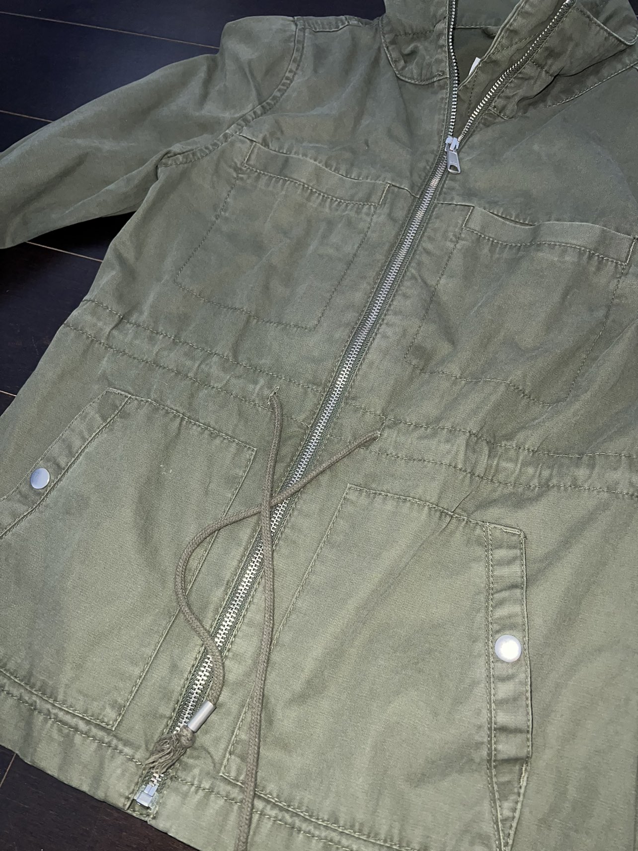 Old navy Cinched-Waist Utility Jacket #thriftyPicks image indicator(4)