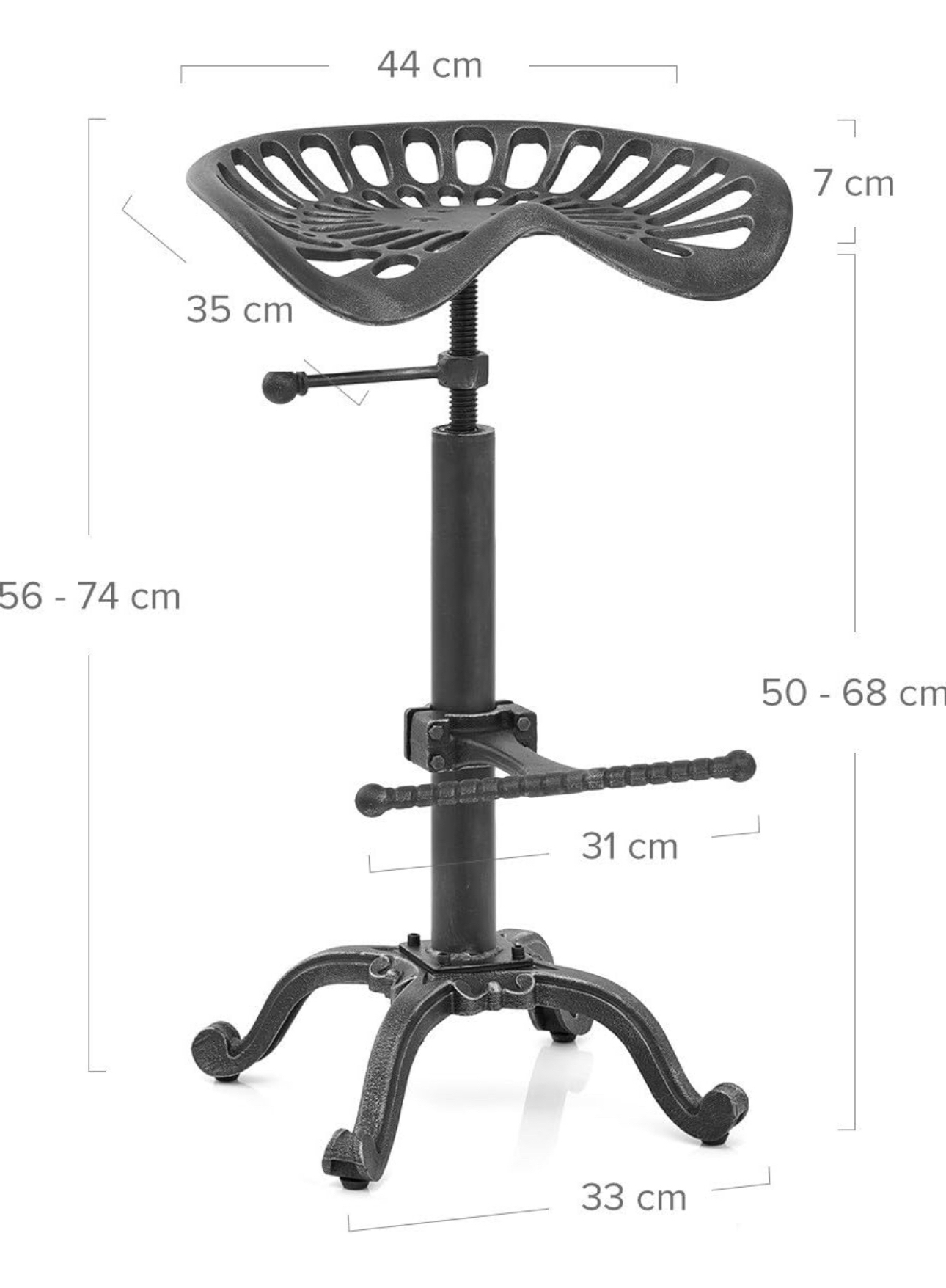 Iron bar chair