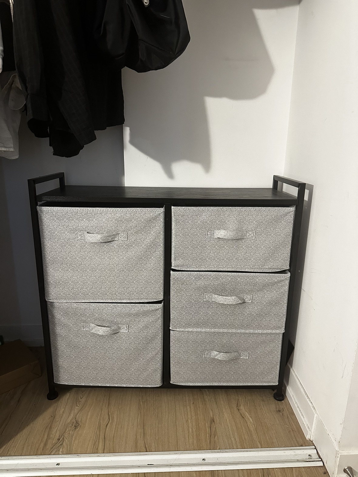 Amazon Basics Fabric 5-Drawer Storage Organizer Unit for Closet image indicator(2)