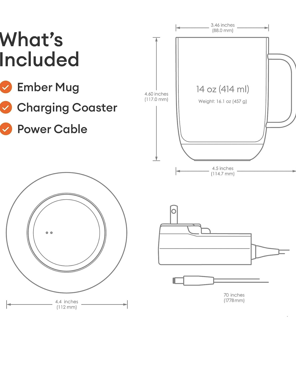 Temparature control smart mug - photo 2