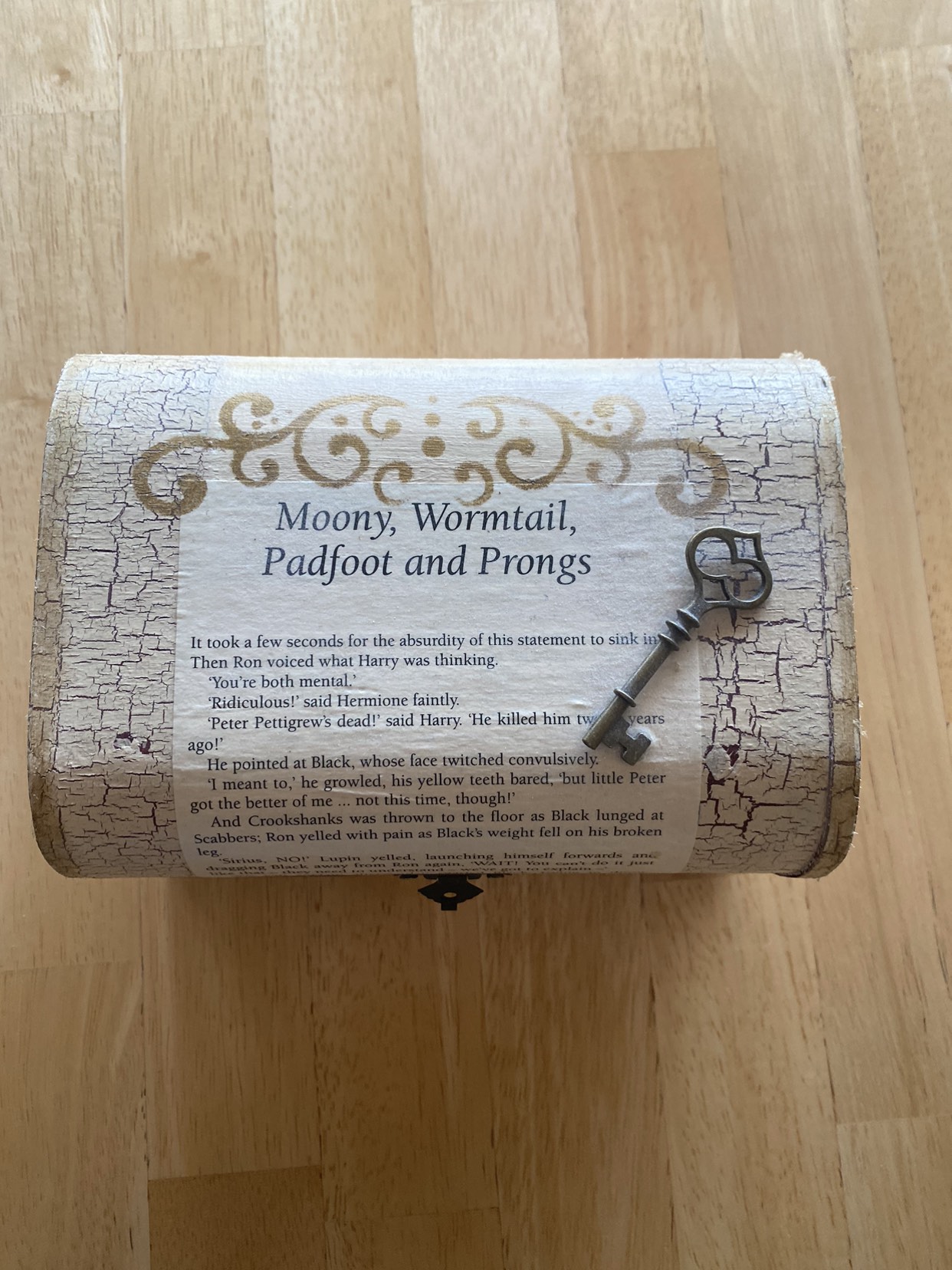 Harry Potter Wooden Trunk