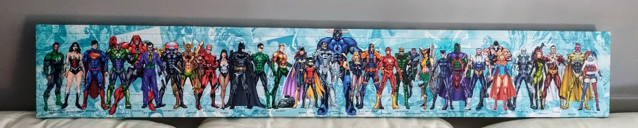 DC Comicwalls Justice League Panoramic Canvas Art 51" x 8"