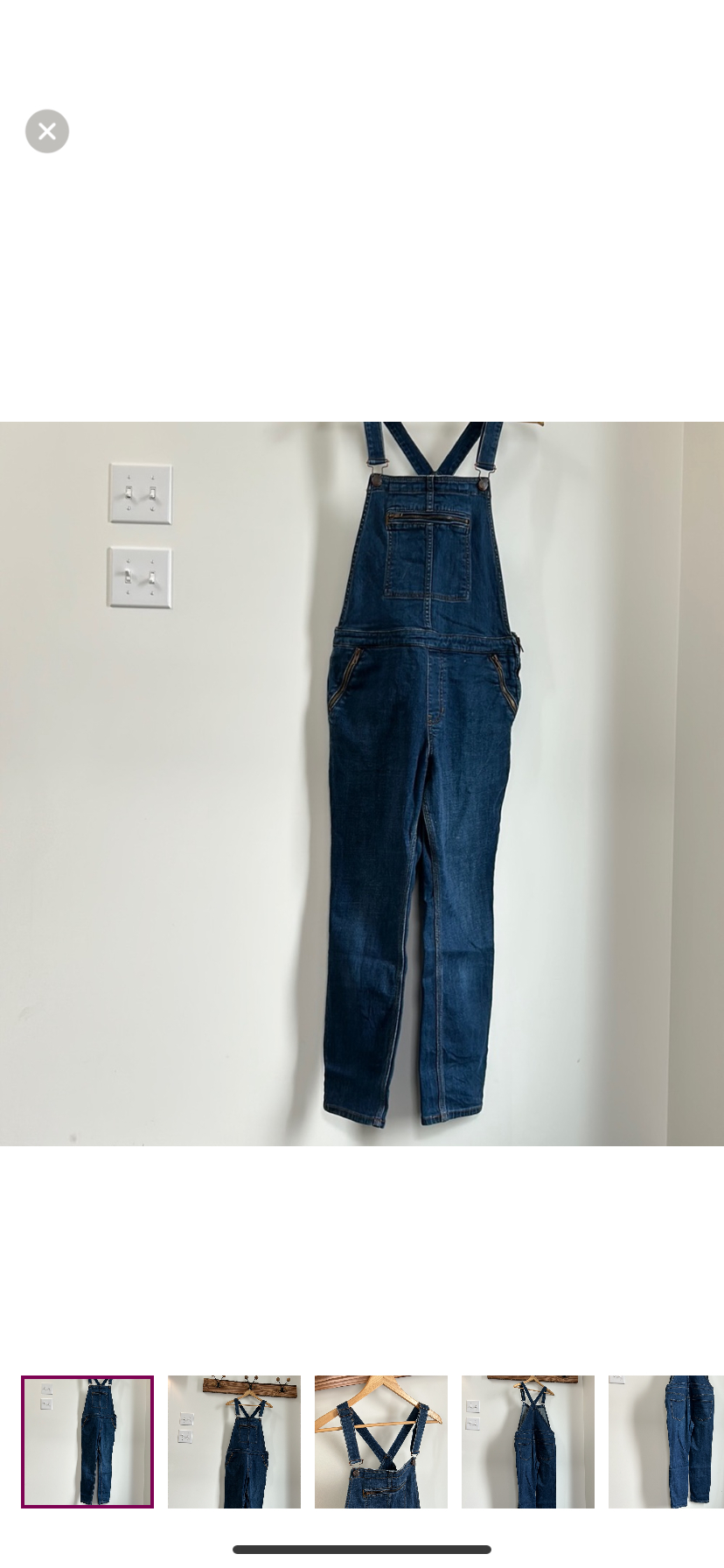 FREE PEOPLE overalls size 30 thumbnail