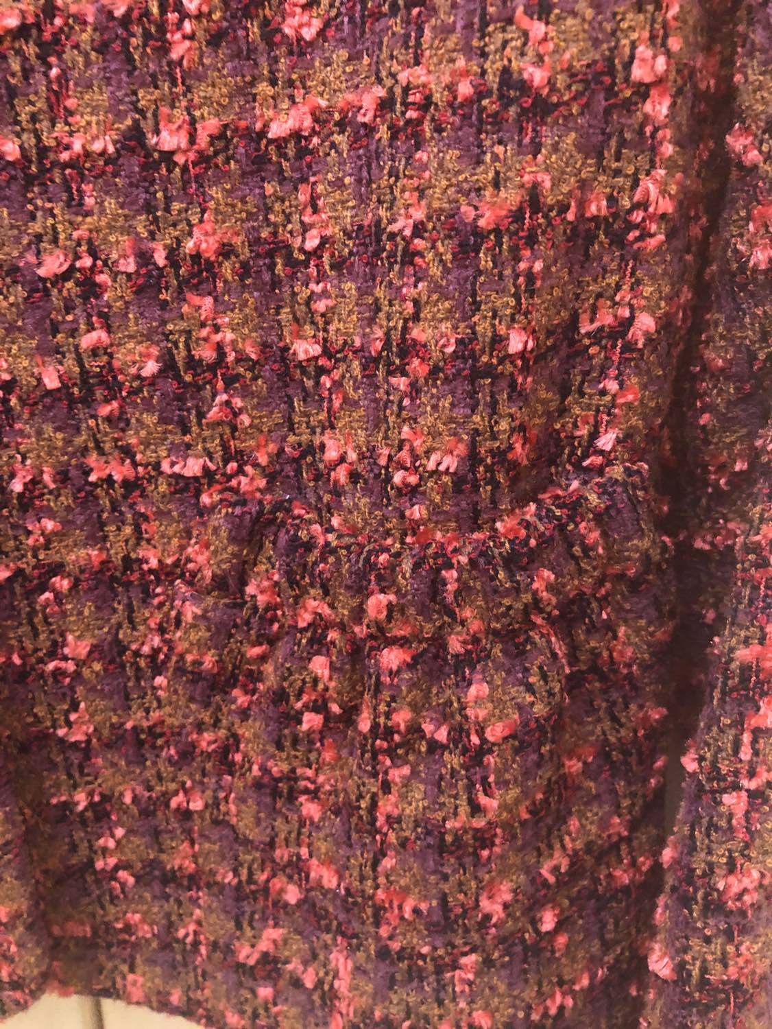 Tweed Blazer with rhinestone buttons size 4 image indicator(2)