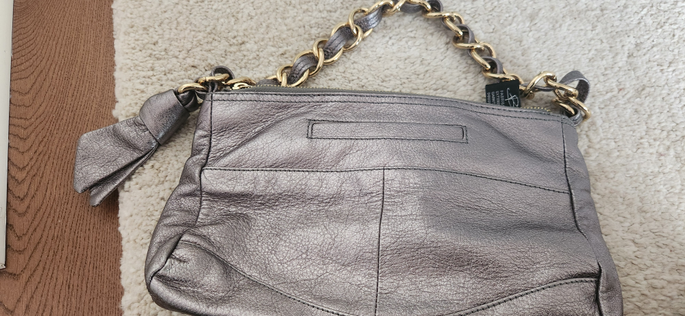 Metallic Leather Shoulder bag image indicator(5)