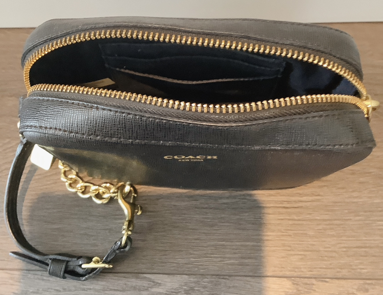 Coach Wristlet Purse: Black - photo 3