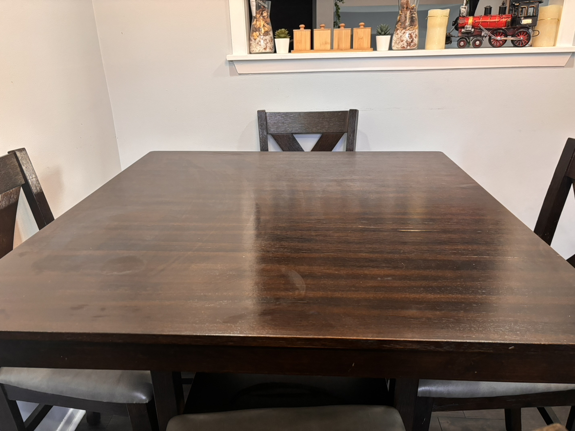High Dinning Table with 4 chairs - photo 3