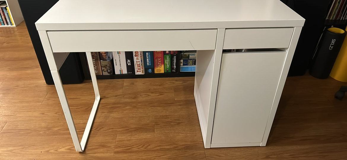IKEA white desk