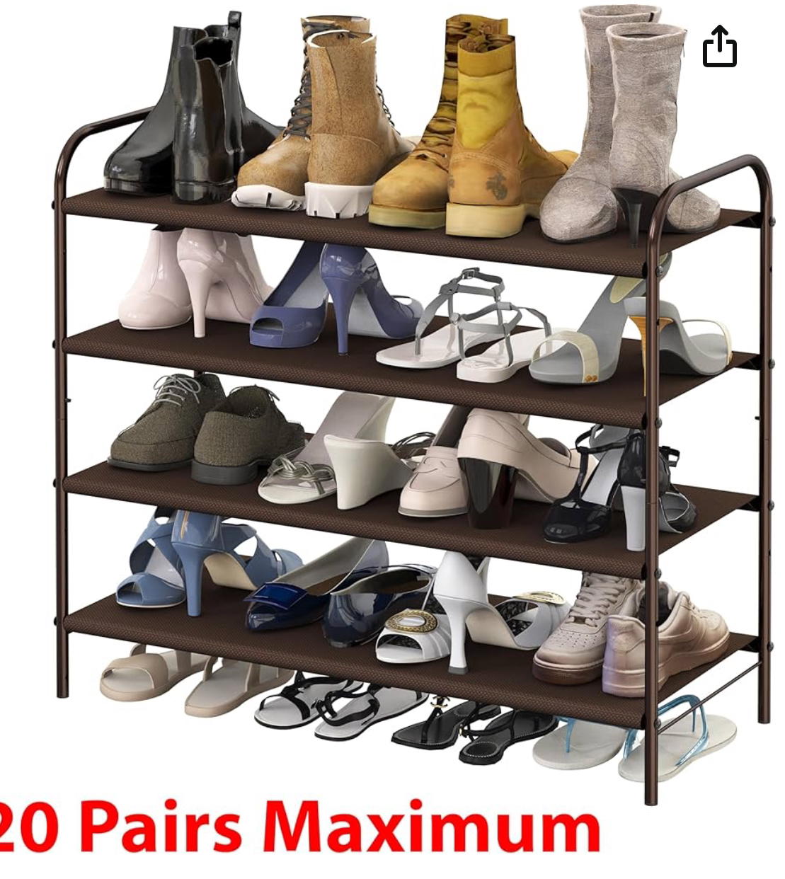 4 Tier Shoe Rack - photo 3
