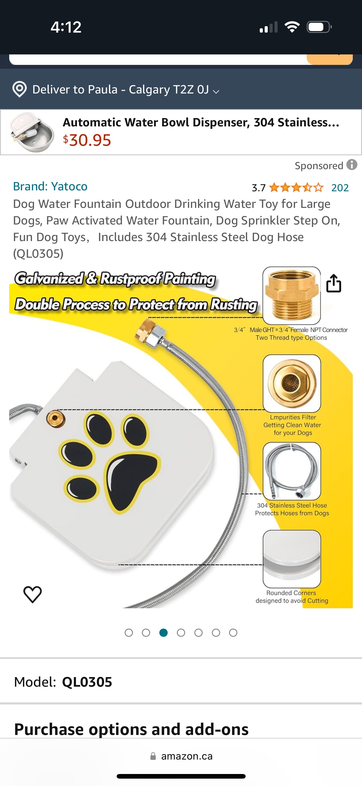 Outdoor Dog Water fountain - photo 3