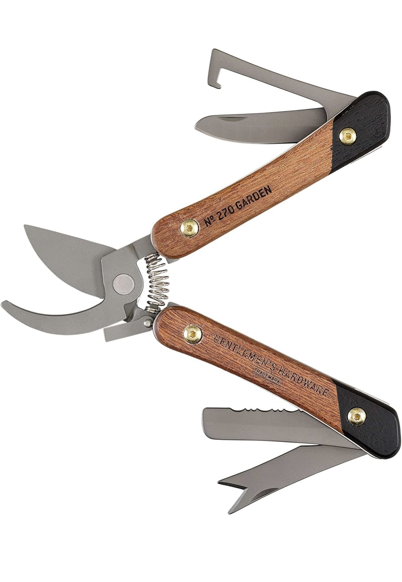 Gentlemen’s Hardware Wood-Handled Multi-Tool, 7-in-1 - photo 2