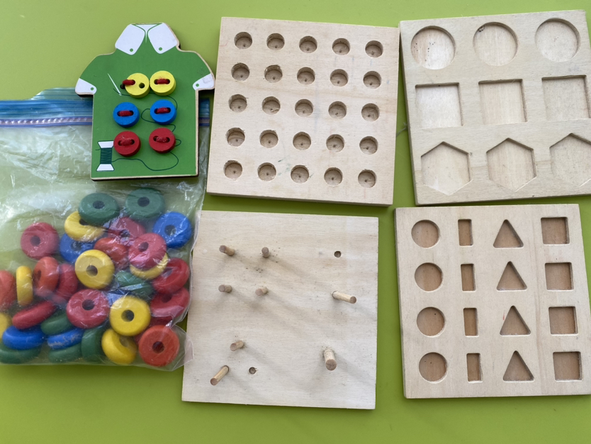 Lots of Wood educational / math toys for daycare or young kids image indicator(3)