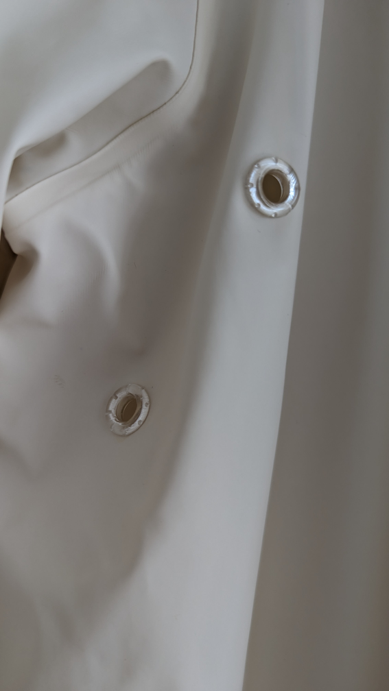 White raincoat - photo 3