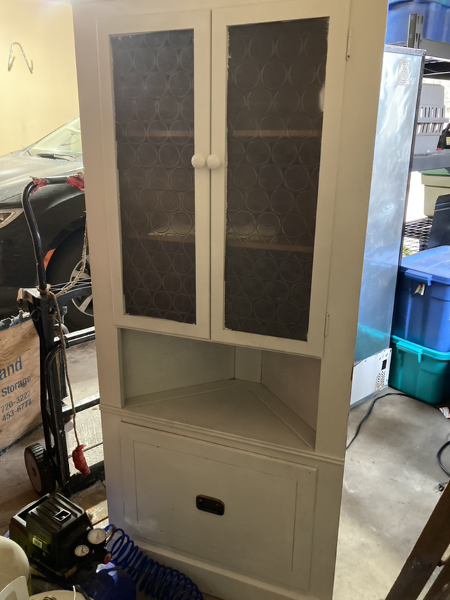 Corner Buffet and Hutch