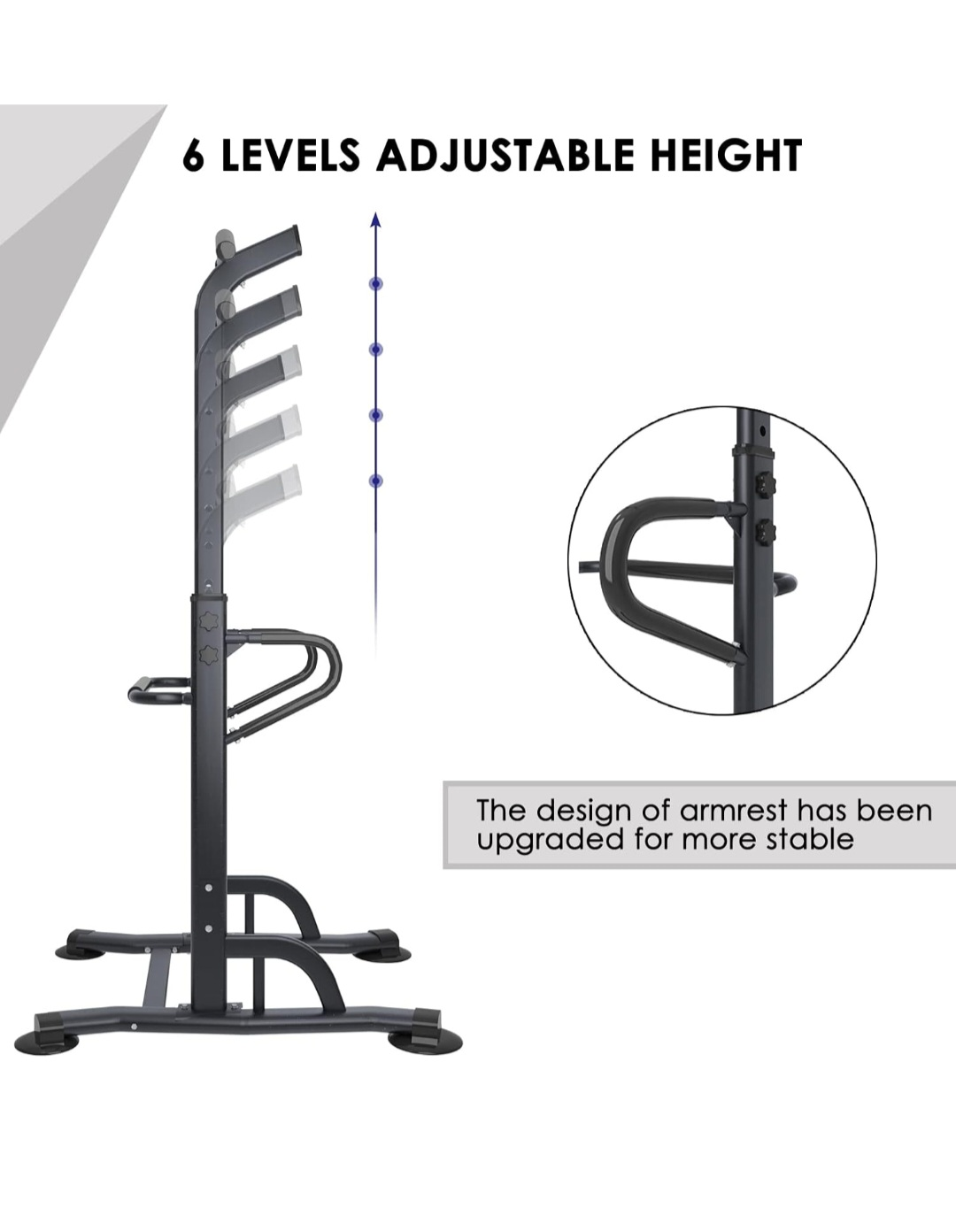 Adjustable pull up and dip station - photo 5