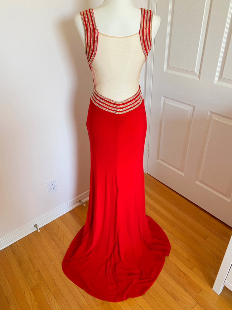 Glamorous Red Prom Dress image indicator(7)