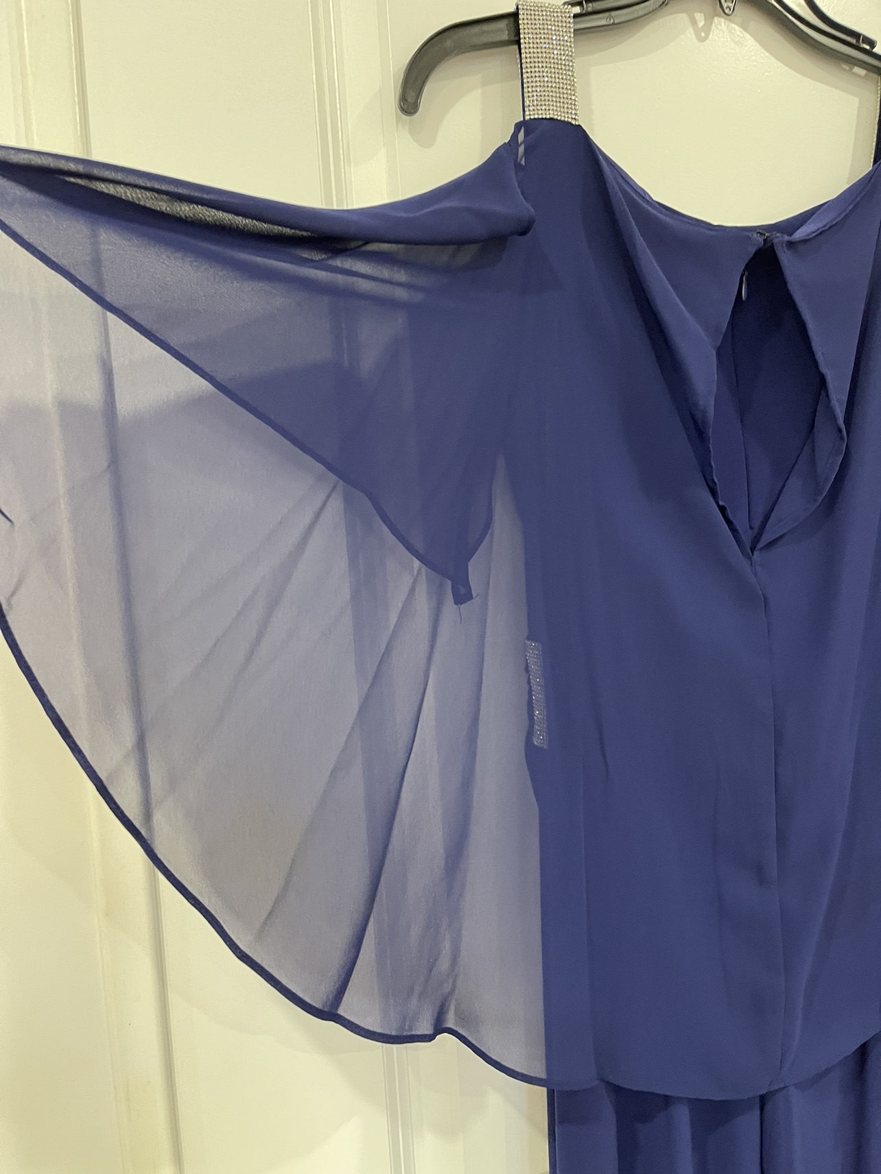 GORGEOUS ROYAL BLUE ELEGANT ONE PIECE PANTS SUIT image indicator(5)