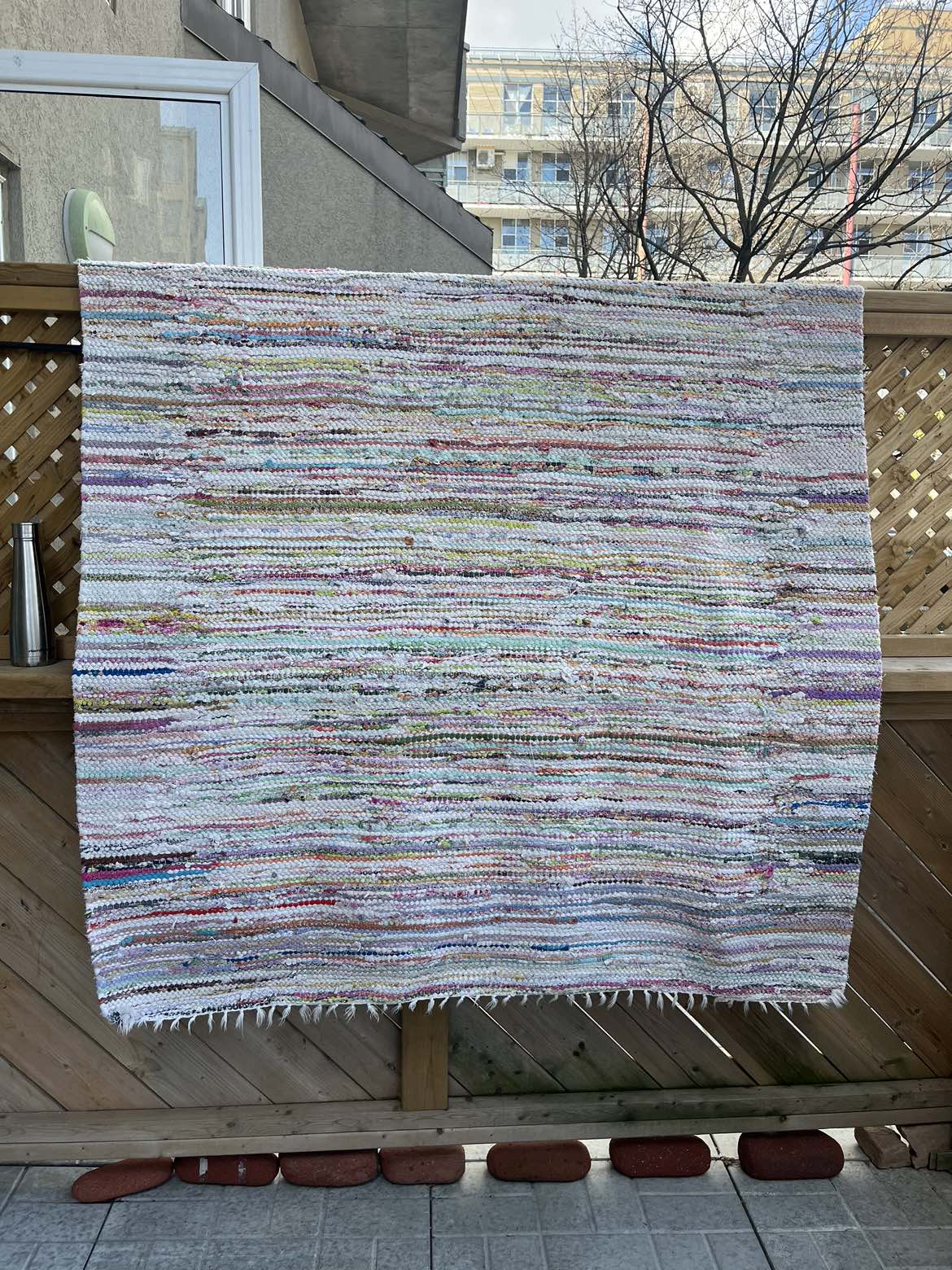 BRAIDED BOHO VINTAGE RUG thumbnail