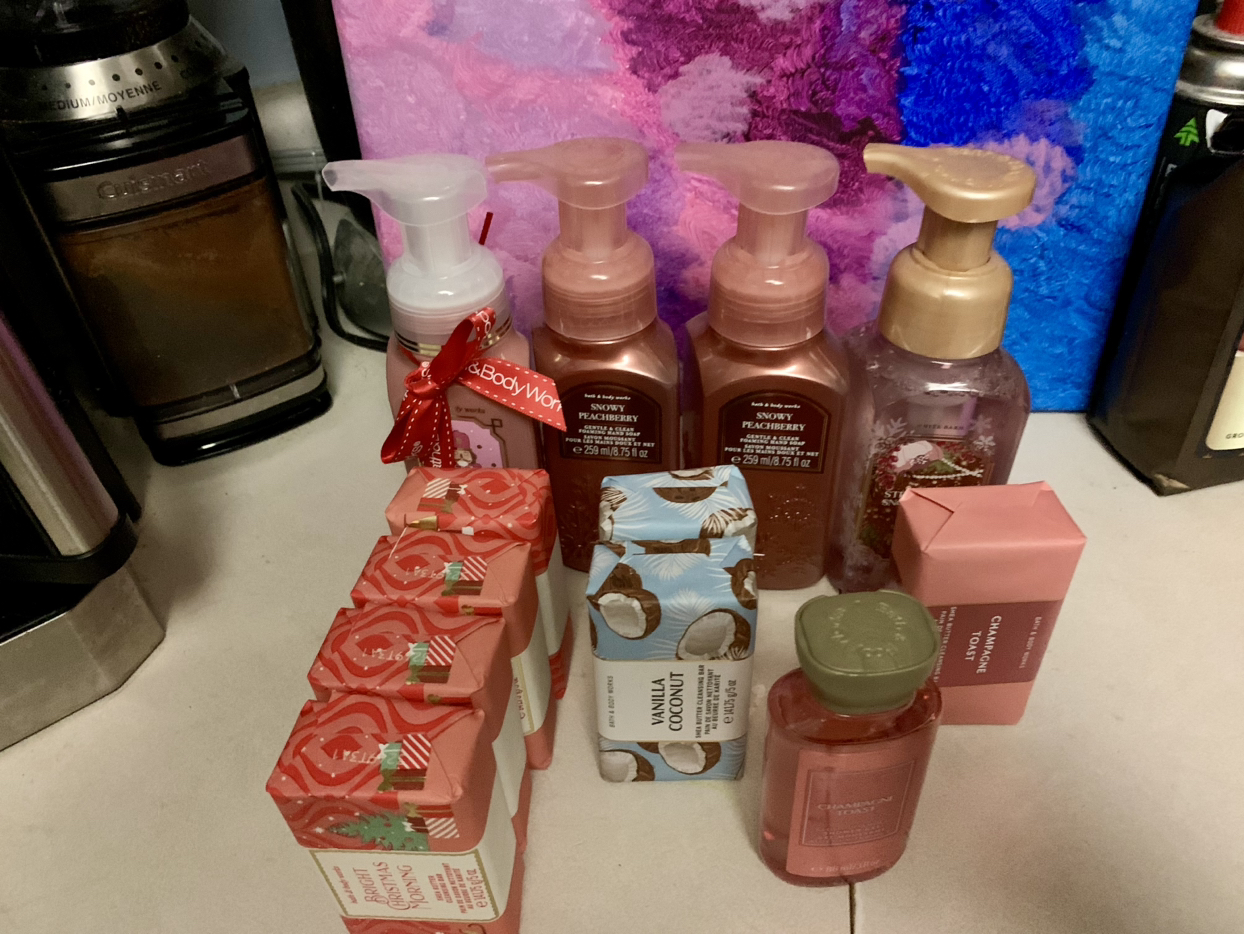 Bath and body works soaps