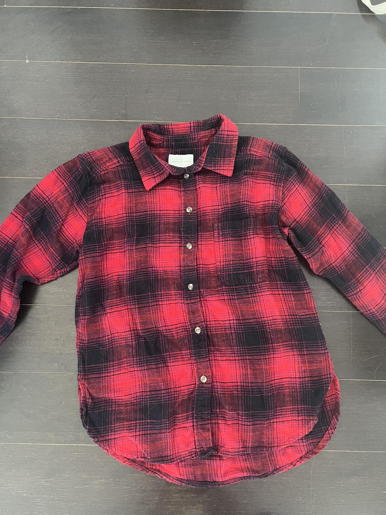 American eagle Oversized flannel shirt thumbnail