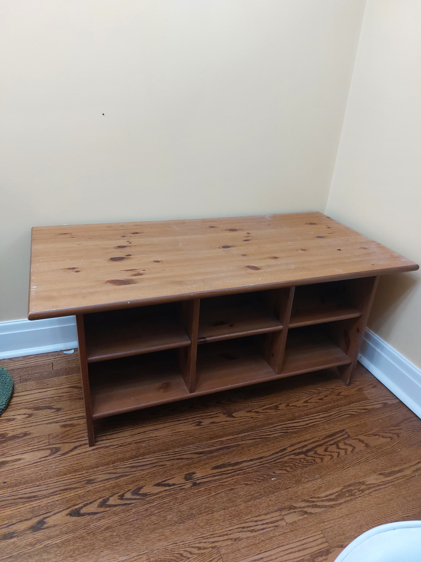 IKEA wood shelf