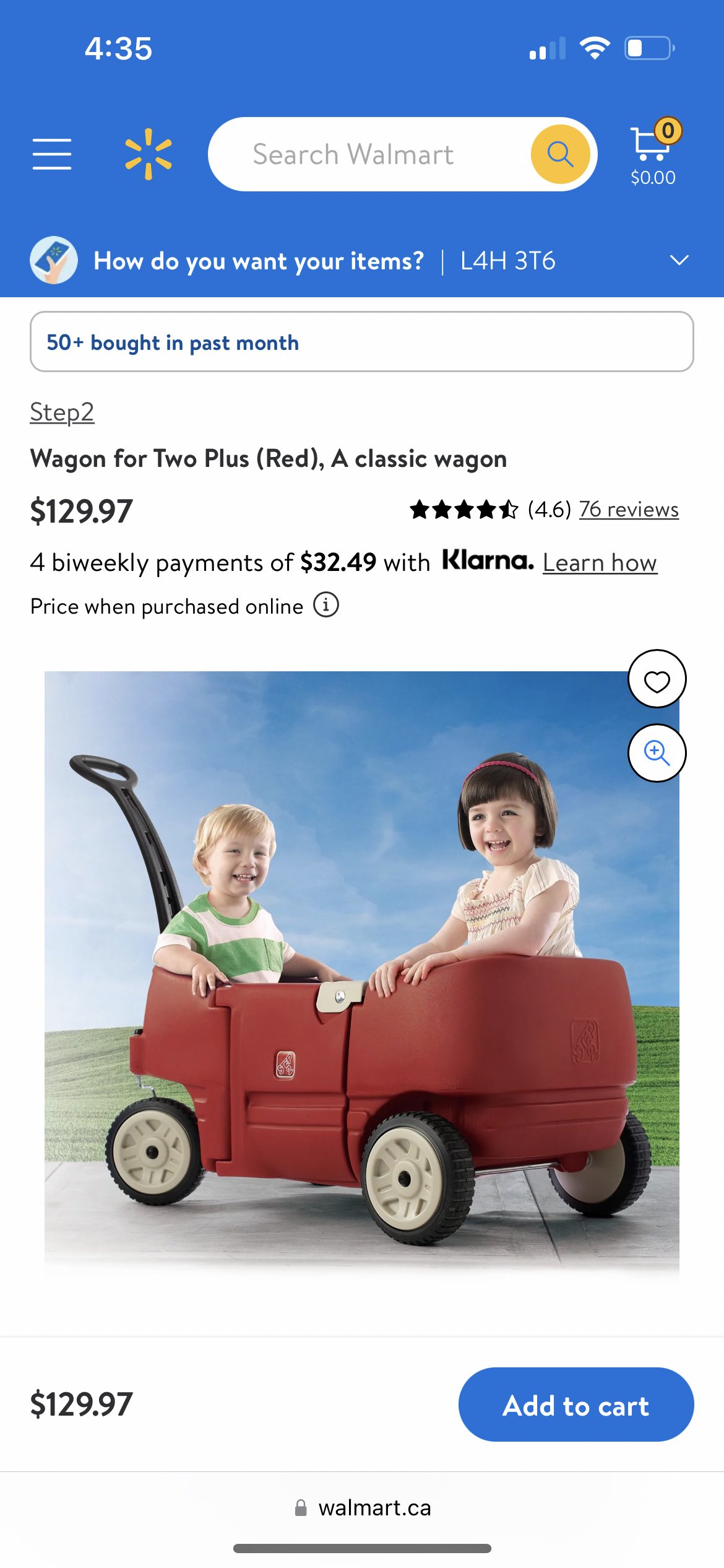 Step 2 blue wagon with door EUC Ret $150 image indicator(5)
