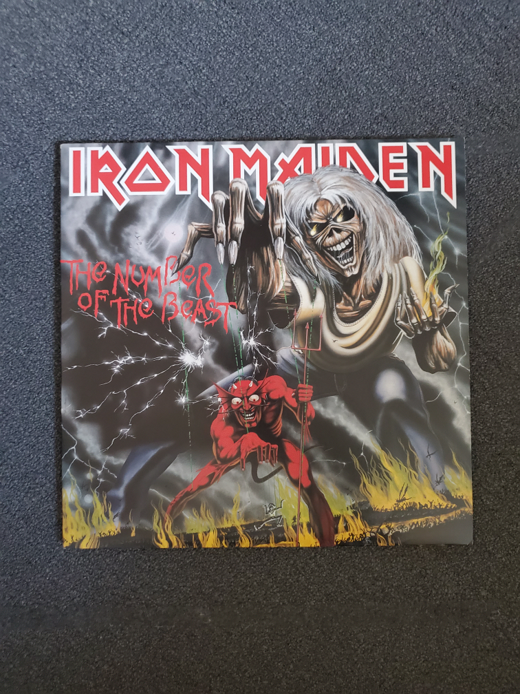 Vinyl Record: Iron Maiden(The Number of the Beast)