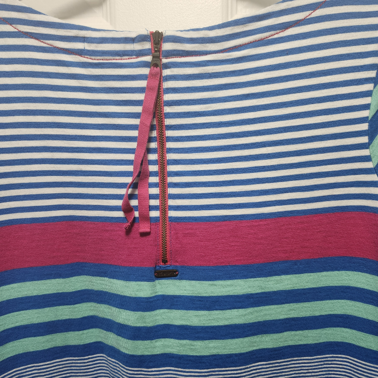 HATLEY NELLIE DRESS - BERMUDA STRIPES. #L #Large image indicator(8)