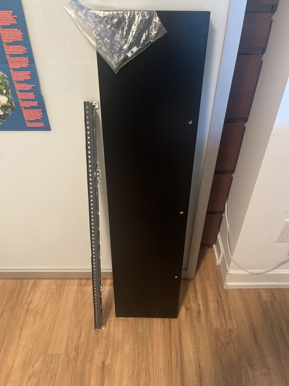 IKEA Lack floating shelf - black
