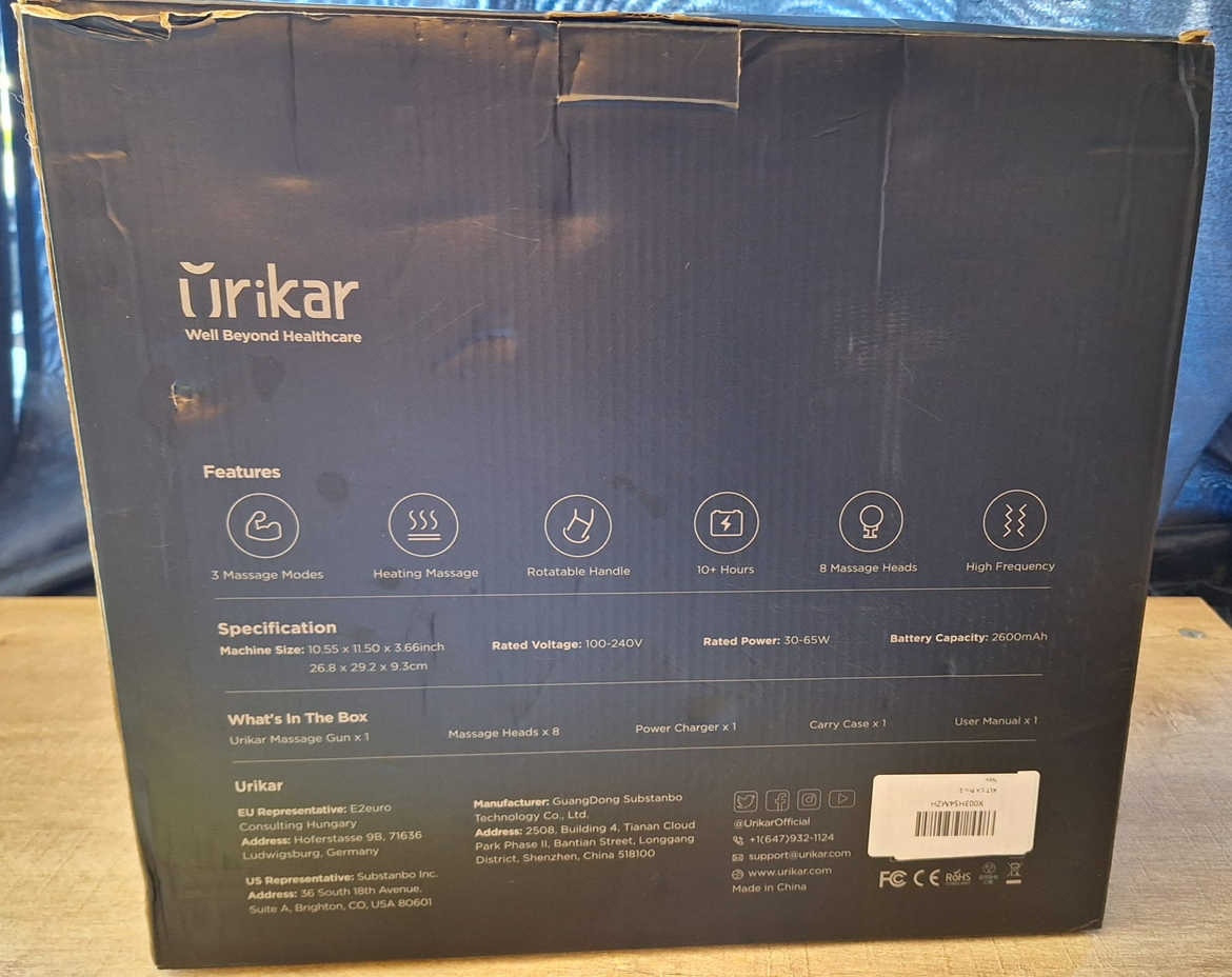 Urikar Pro 2 Heated Massage image indicator(6)