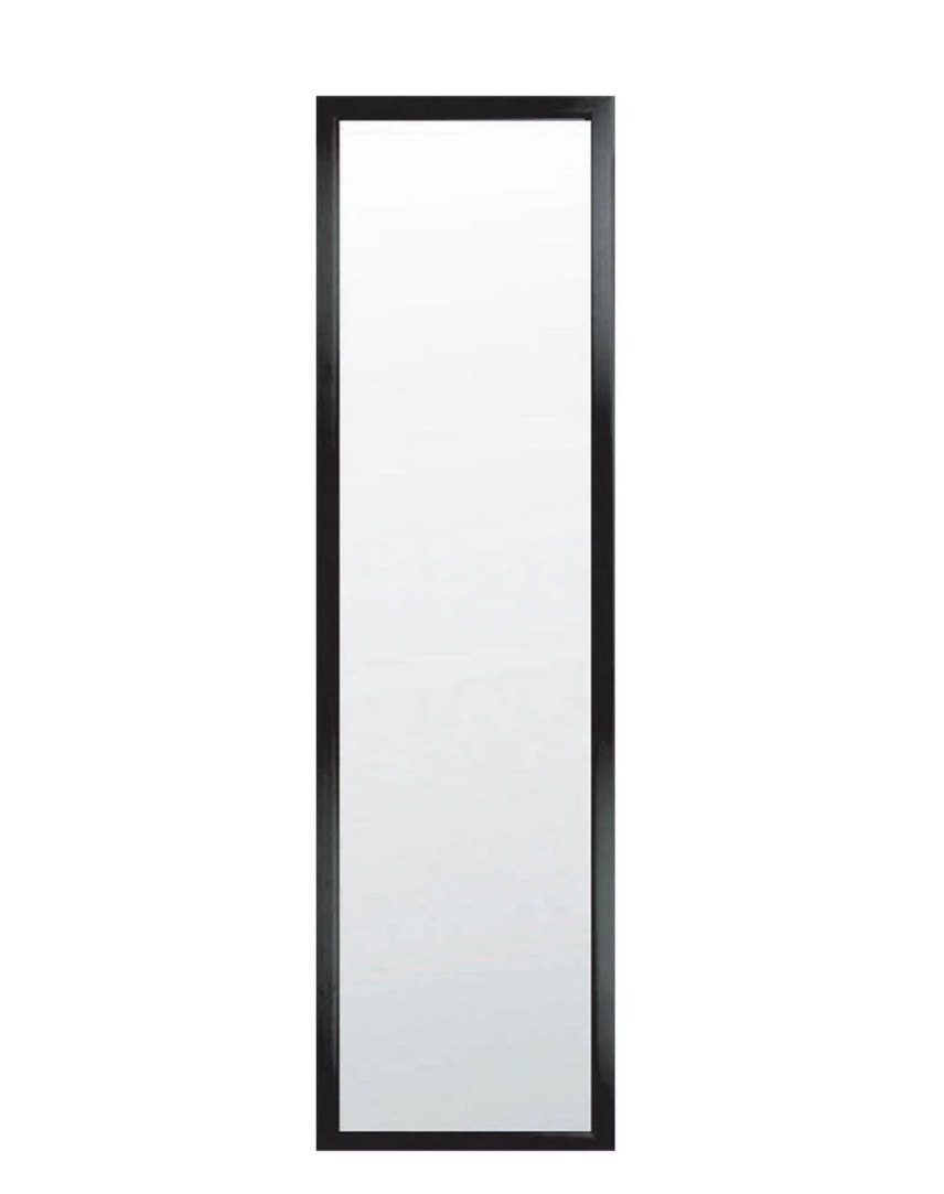 hometrends Value Door Mirror, 14inx50in mirror Black