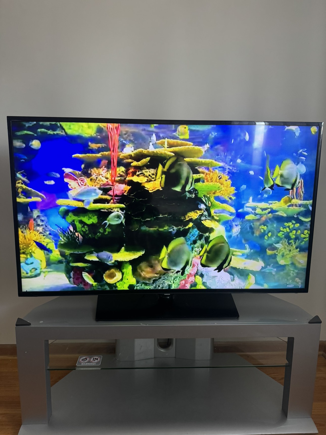 Tv and Tv stand