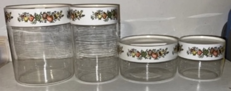 Pyrex Ware canister set, 4 piece set - photo 2