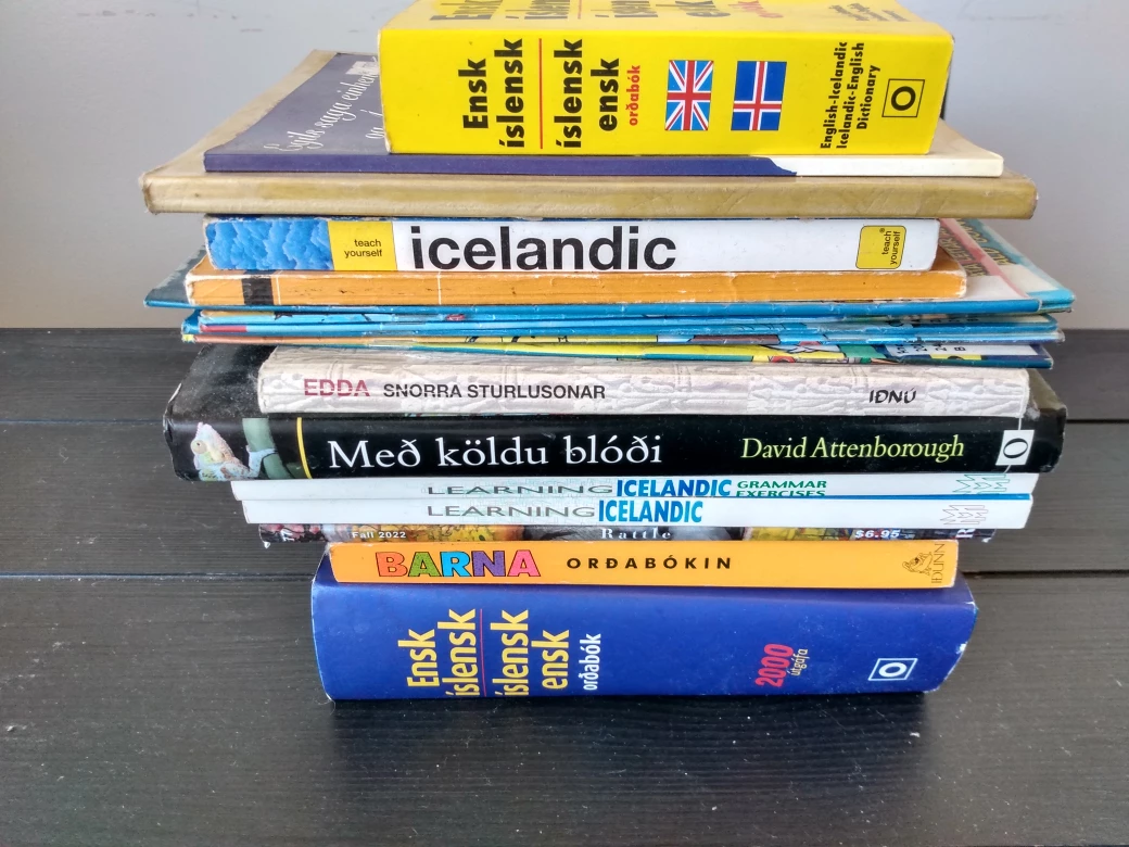 Free!  Icelandic language books