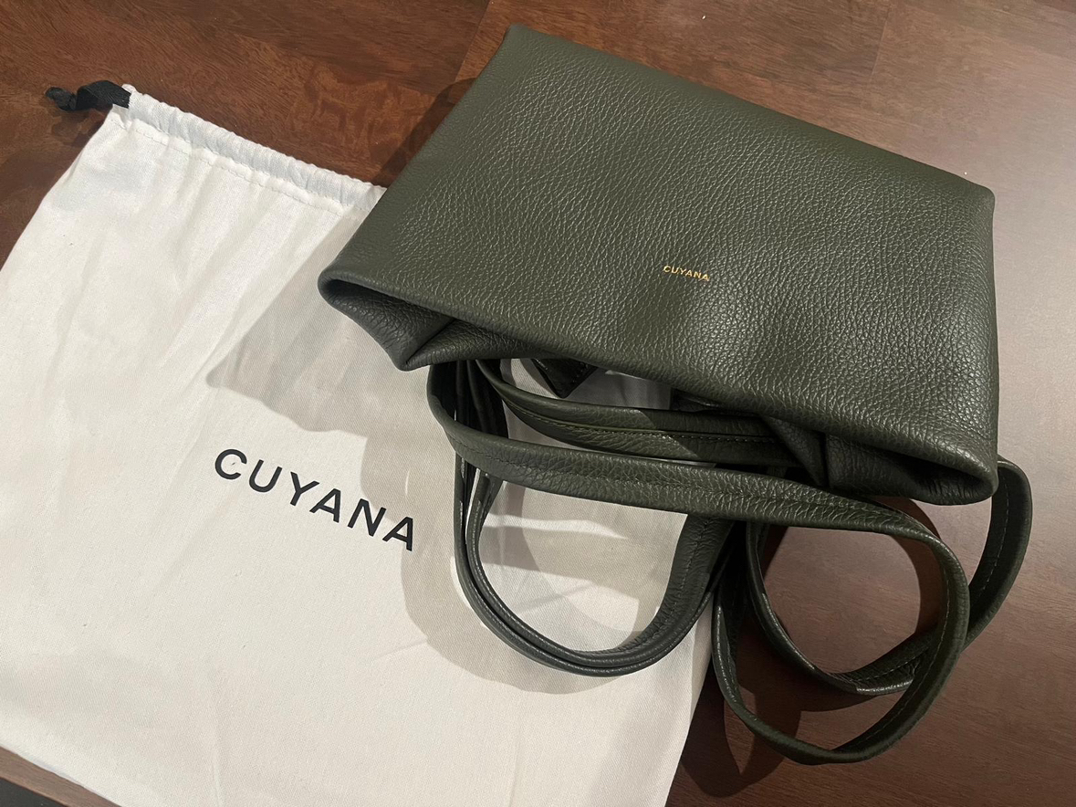 Brand New Cuyana Classic Easy Tote - Dark Olive