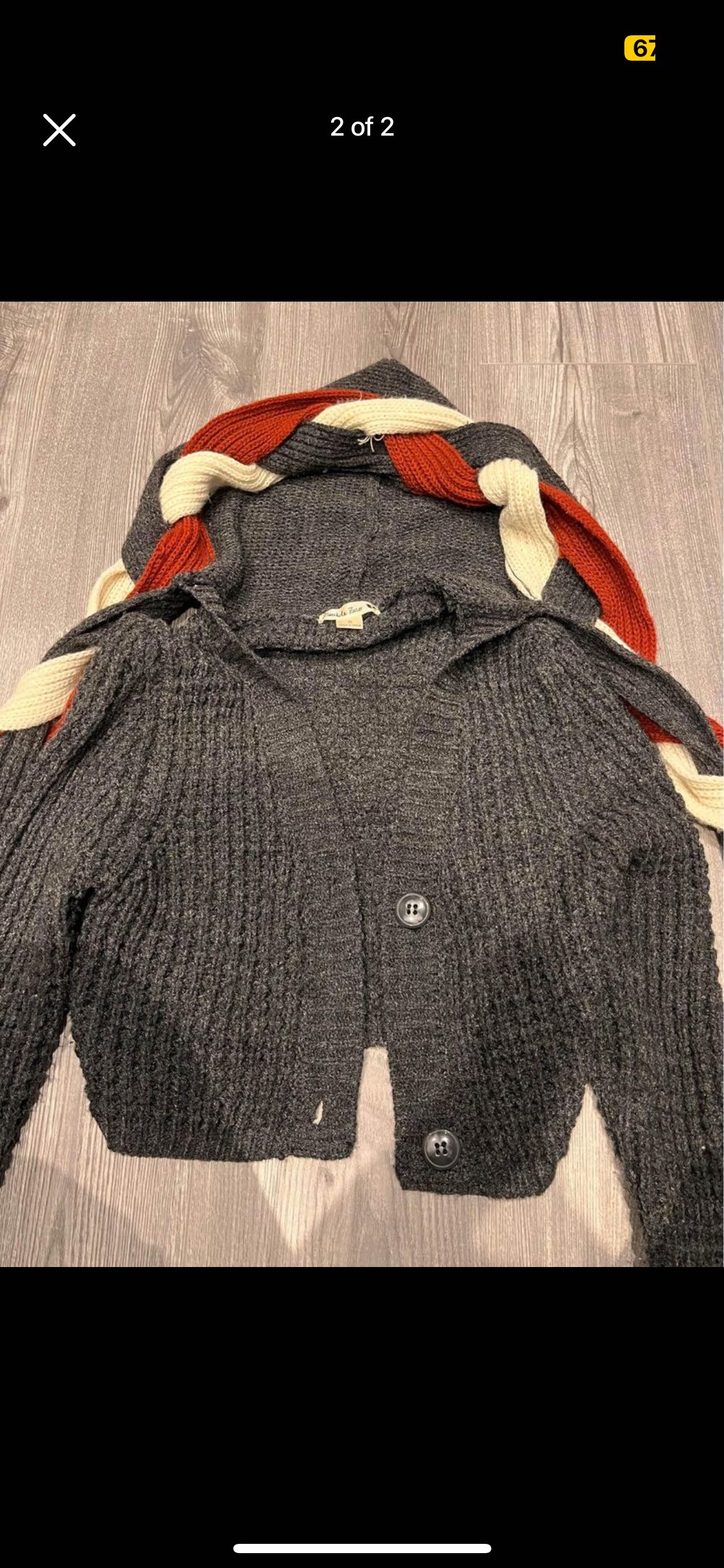 Scarf crop sweater YaYa&Co image indicator(2)